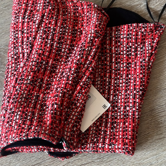 Red pattern corset/tube top - Picture 3 of 4